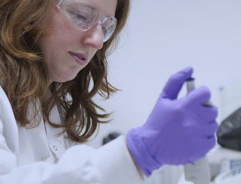 Female researcher in Dalton Nuclear Institute