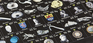 Image of an illustrated periodic table