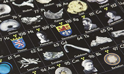 Image of an illustrated periodic table